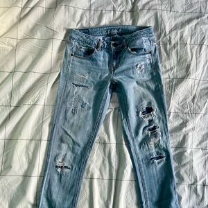 American Eagle Outfitters Stretchy Skinny Kick Jeans Blue 2